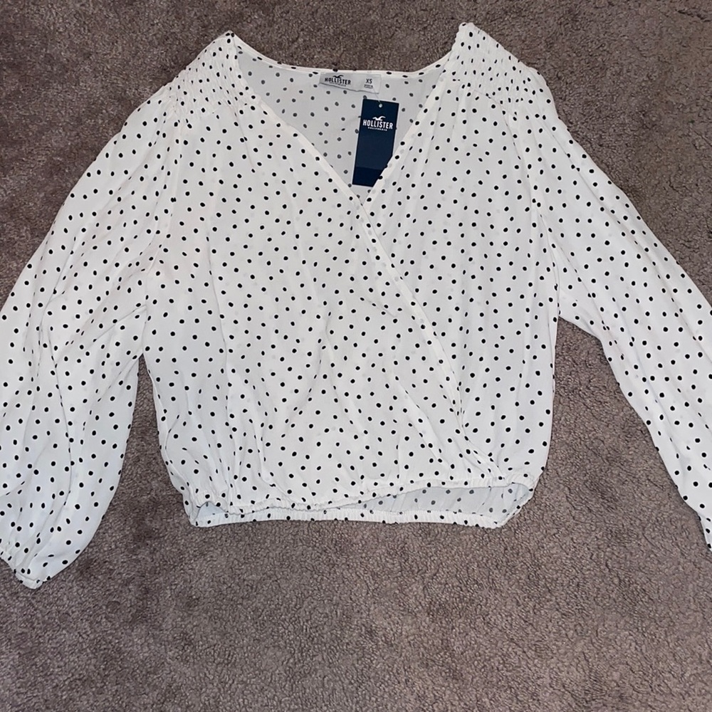 Women's Hollister Polka Dot Blouse, Size: XS